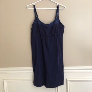 Blue nursing nightgown
